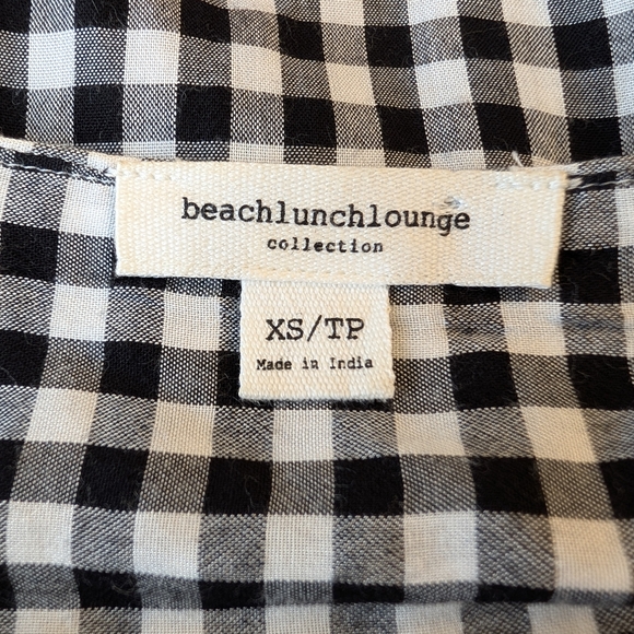 beachlunchlounge Black‎ and White Tiered Midi Dress - Picture 6 of 7